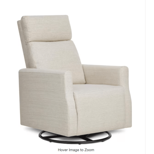 Thunder Beige Oliver Swivel Glider