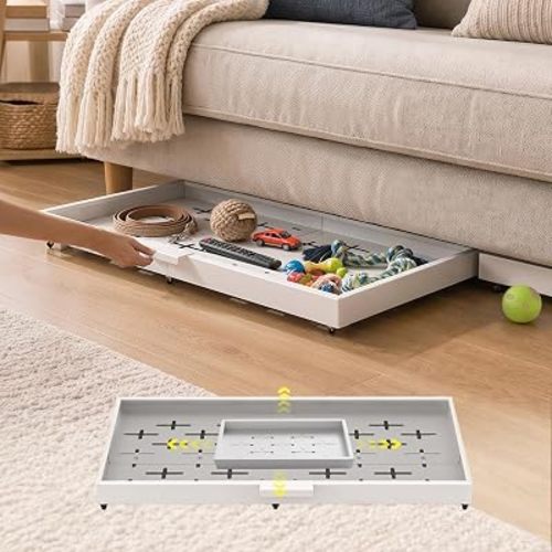 Fokyfok Under Bed Drawers,Under Bed Storage,Under Couch Drawer,1PC