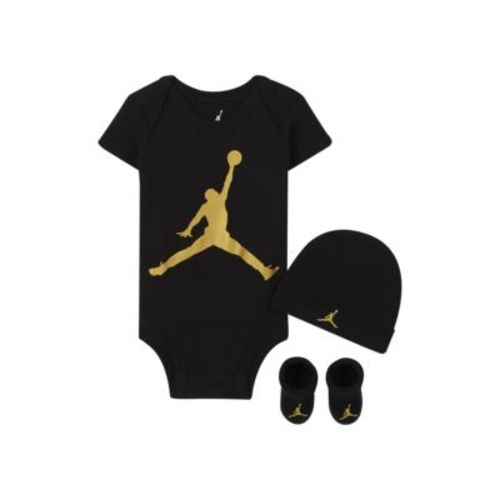 Jordan Jumpman Baby Bodysuit, Beanie and Booties Set. Nike.com