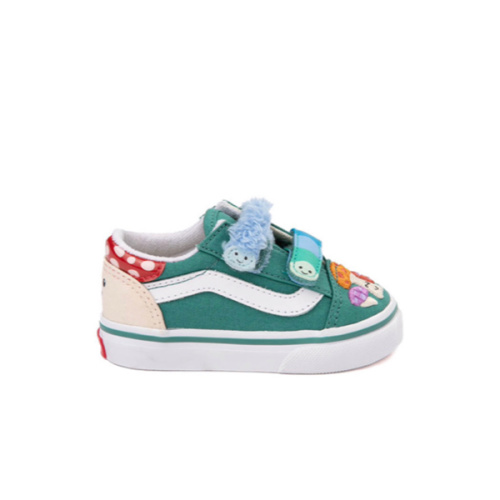 Vans Old Skool V Mushroom Skate Shoe - Baby / Toddler - Green | Journeys