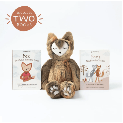 Stuffed Animal Fox & Books About Life Changes