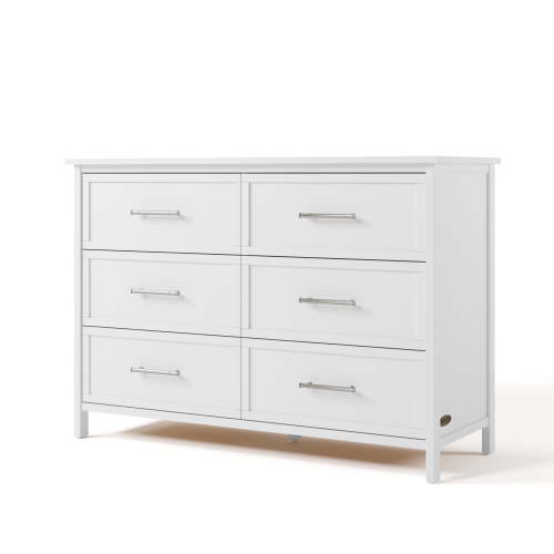 Graco Classic 6 Drawer Nursery Dresser, White