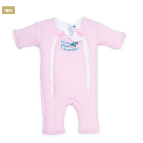 Pink Baby Merlin’s Magic Sleepsuit – Cozy 100% Cotton Baby Sleepwear