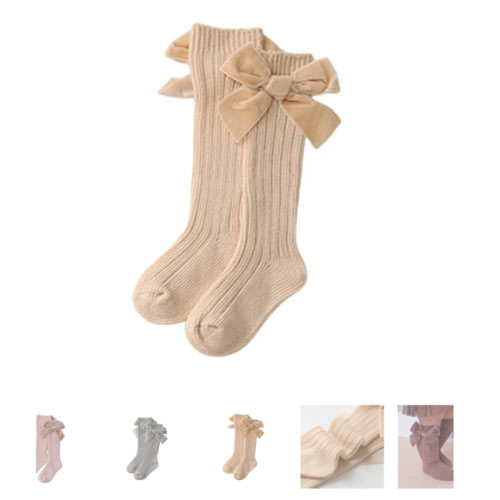 VELVET Knee High Socks - Hazel & Bo