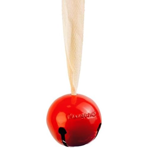 Red Bell with Ribbon, Montessori Baby Toy