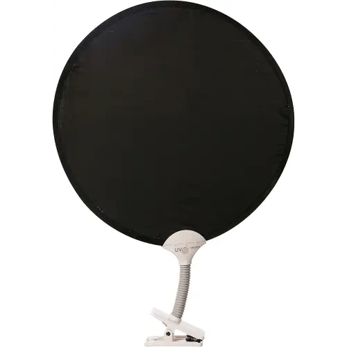 Dreambaby Clip-On Stroller Sunshade With Uv Indicator – Universal Design For Sun Protection On Strollers, Car Seats, Desks, And More