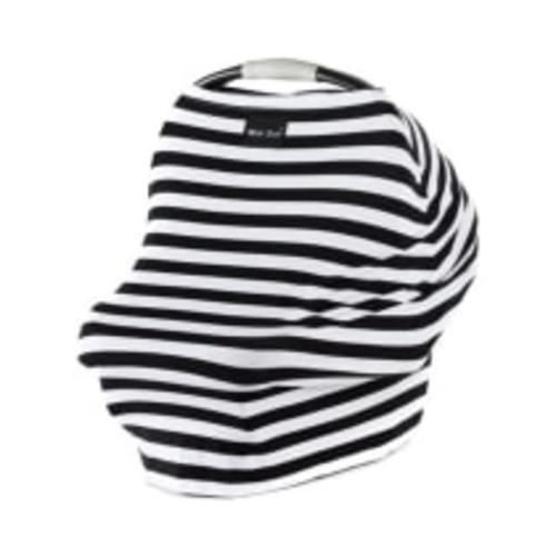 Milk Snob Milk Snob Multifunctional Cover - Black & White Signature Stripe
