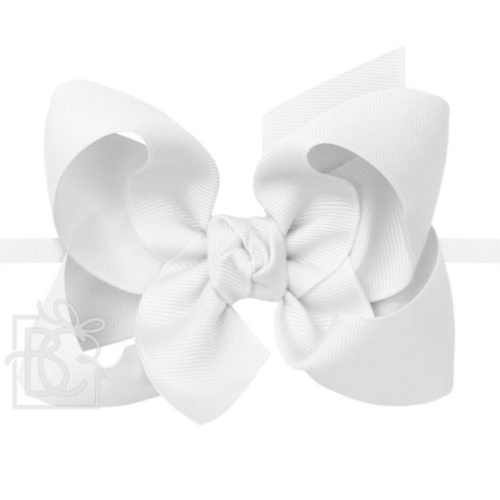 Satin Double Knot Bow on Clip