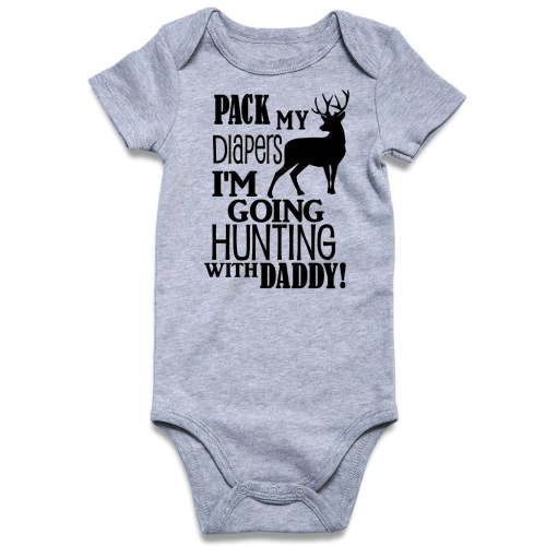 Aideaone Baby Boy Bodysuit Short-sleeve Letter Printed Cotton Onesies, Newborn-24 Months