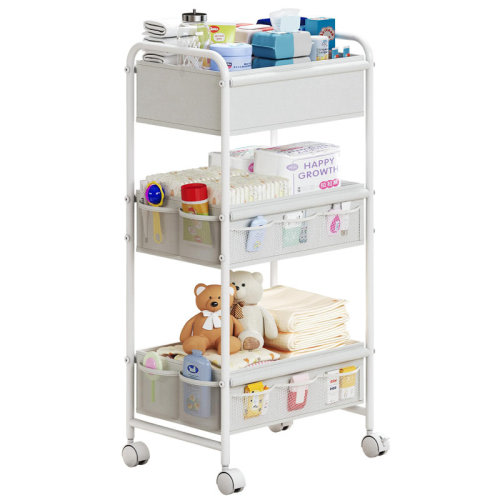 FYNOLI 3-Tier Baby Diaper Caddy Cart Organize | Wayfair
