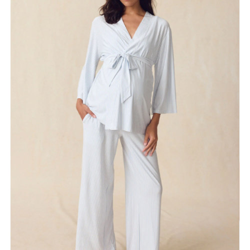 LAKE | Women | DreamModal™ Pajamas | Fog Maternity Kimono Bundle