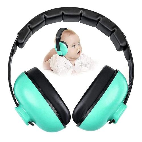 Noise Cancelling Headphones for Kids, Babies Ear Protection Earmuffs Noise Reduction for 0-3 Years Babies, Toddlers, Infant (Mint Green)