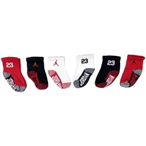 Jordan Baby Boys' Ankle Socks Lightweight 6 Pairs
