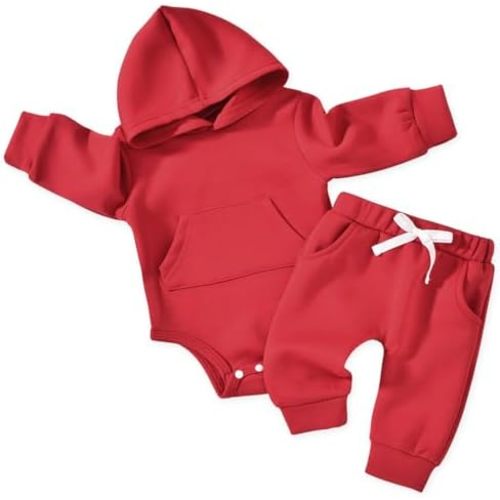 Aalizzwell Infant Baby Winter Hoodie Outfit