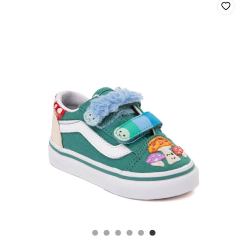 Vans Old Skool V Mushroom Skate Shoe - Baby / Toddler - Green | Journeys