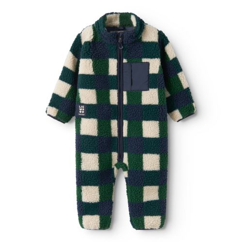 Nolano Pile Jumpsuit - Mega Check / Bright garden