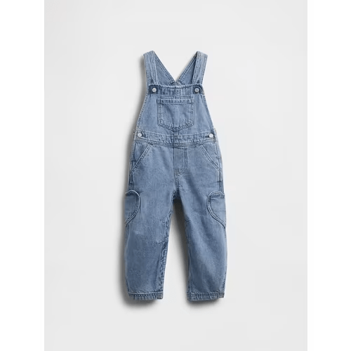 Baby & Toddler Heart Pocket Horseshoe Overalls
