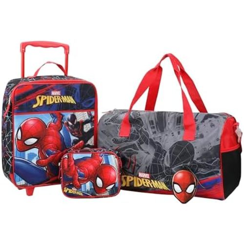 Bioworld Spider-Man & Miles Morales 4-Piece Youth Travel Set