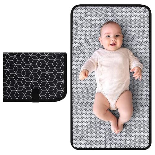 Accmor Portable Diaper Changing Pad, Waterproof Baby Changing Mat, Foldable Portable Travel Changing Pads for Baby, Triangle
