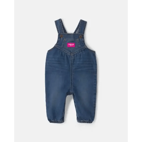 Baby Girl Denim Overalls - Medium Wash - OshKosh B'gosh | Carter's