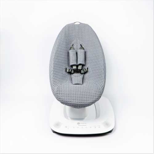 4moms MamaRoo Waffle Cotton Fitted Cover | Removable Washable Baby Swing Seat Cover | MamaRoo 2.0–5.0