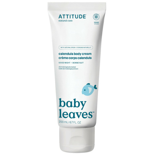 ATTITUDE Baby Leaves Calendula Night Cream Almond Milk