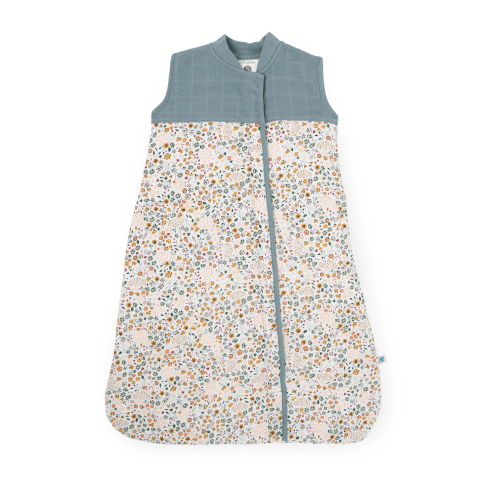 Cotton Muslin Quilted Sleep Bag - Pressed Petals