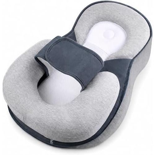 Pishuw Reflux Bed, Dual-Function Removable Cover Washable Pillow, Machine-Washable, Breathable and Lightweight Portable Bed，1 pc