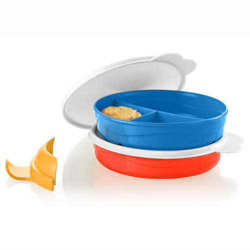 Divided Dish Feeding Set | 3 Compartments | 5‑Piece Set – Tupperware Brand
