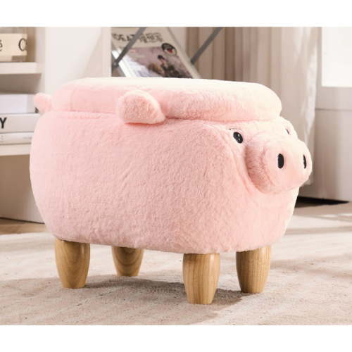 Home 2 Office Animal Kids Pig Storage Ottoman