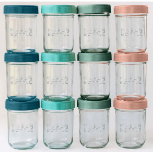 Breastmilk Storage Jar Set – Mason Bottle