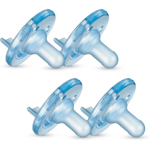 Philips AVENT Soothie Pacifier, Blue, 0-3 Months, 4 Pack, SCF190/43