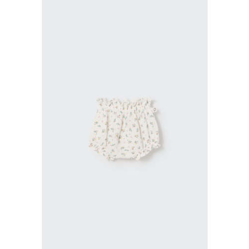 Cozmo Organic Floral Gauze Baby Bloomers ~ Ivory | Wee Mondine