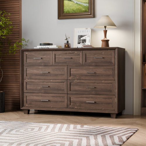 Ebern Designs 9 Drawer Double Dresser | Wayfair