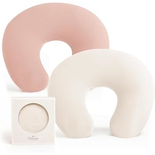 Konssy 2 Pack Nursing Pillow Covers, Soft Stretchy Cover for Breastfeeding