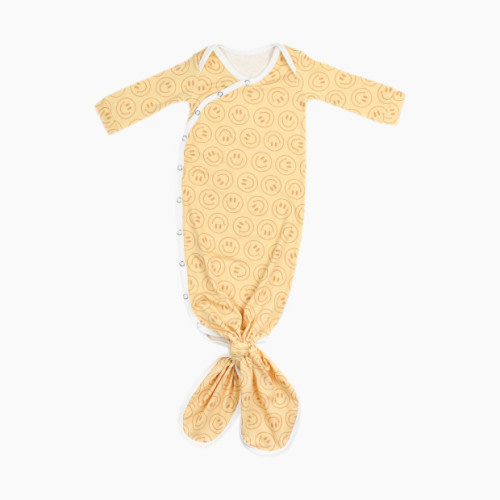 Copper Pearl Printed Knotted Gown - Vance, 0-4 M