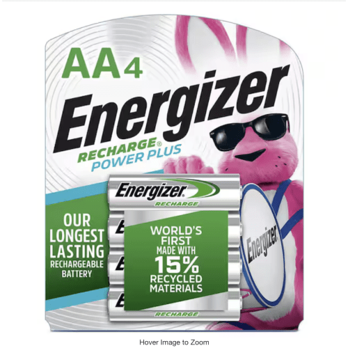 Rechargeable AA Batteries (4-Pack)