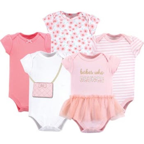 5Pk Bodysuits, 3-6M