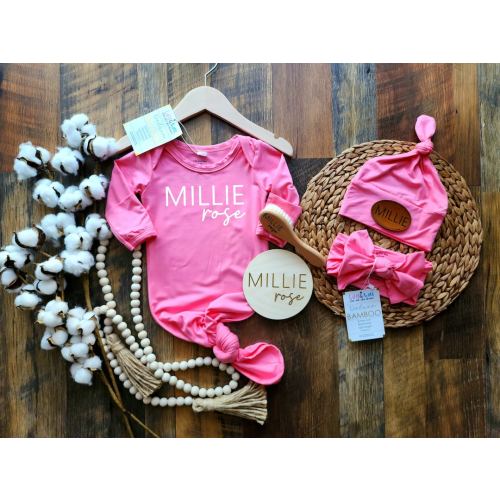 Deluxe Bamboo Baby knotted gowns