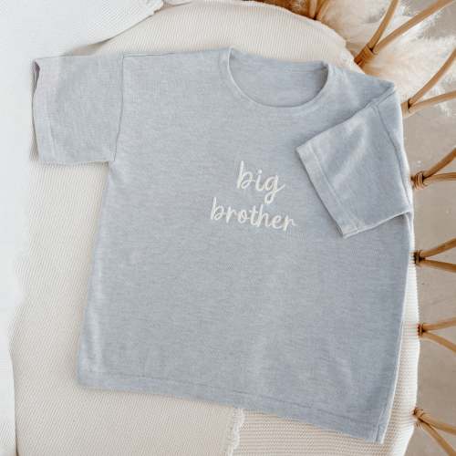 'Big Brother' Tee - Powder Blue