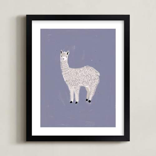 Sunshine Alpaca Limited Edition Children's Art Print by SALLY MURPHY