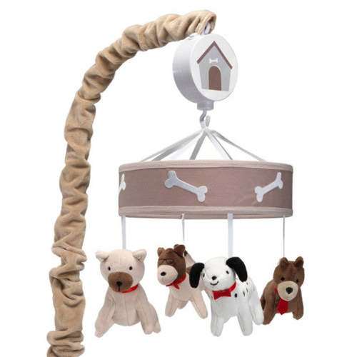 Lambs & Ivy Bow Wow Musical Mobile - Plays 20 minutes – Bambi Baby