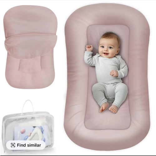 Cpzzkq Baby Lounger for Newborn, for 0-24 Months, Pure Cotto - TikTok Shop