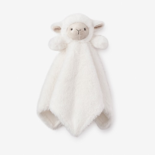 Plush Lamb Baby Security Blanket