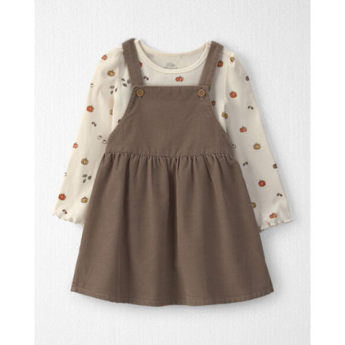 Toddler Girl 2-Piece Organic Cotton Corduroy Jumper Set - Little Planet | Carter's