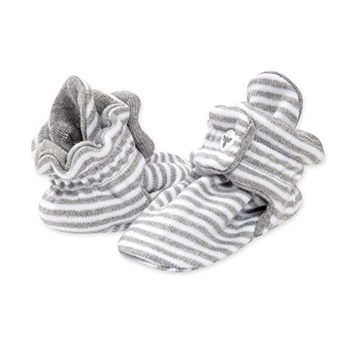 Burt's Bees Baby Unisex Booties Organic Cotton Newborn Essentials Shoes for Infants