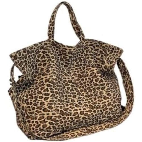Single-shoulder Sag For Women Large-capacity Bag Leopard Print Tote Bags For Women Large Leopard Print Bag
