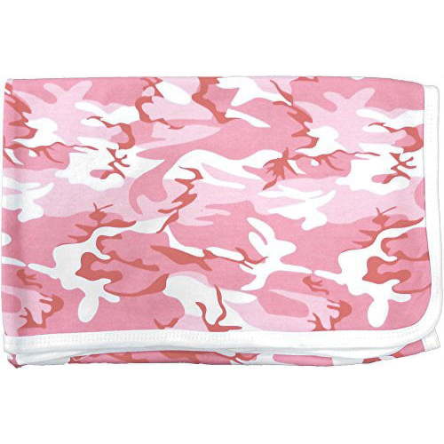 Baby Receiving Blanket by Baby Milano- Pink Camo