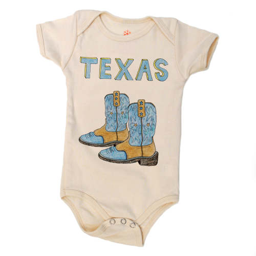 Short-Sleeve Bodysuit - Texas, 3-6 M