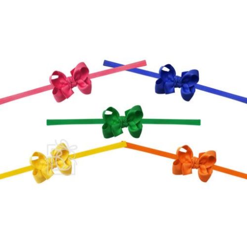 Satin Double Knot Bow on Clip